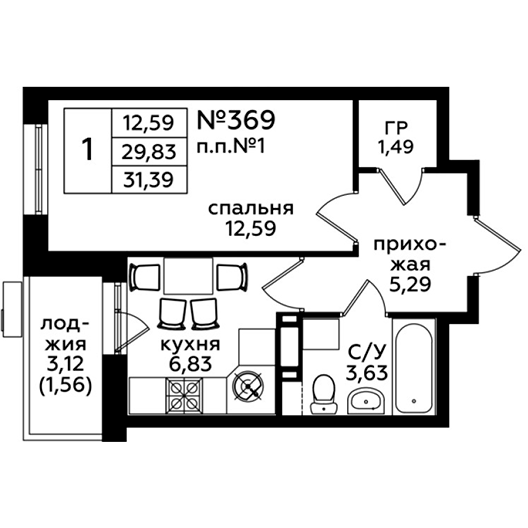 План квартиры