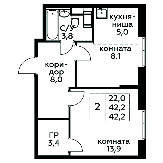 План квартиры