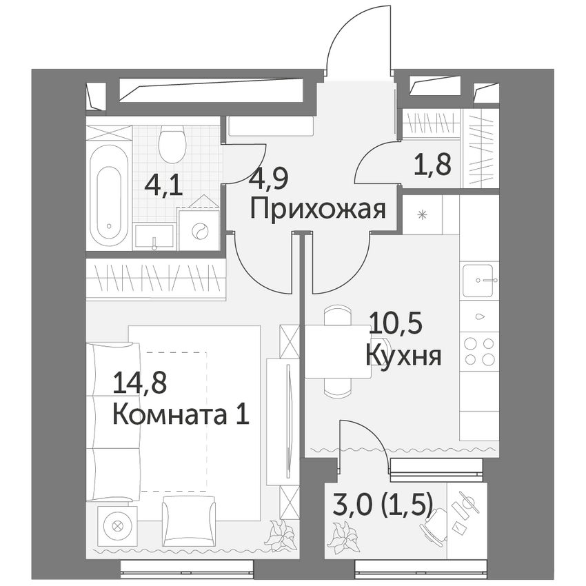 План квартиры
