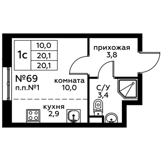 План квартиры