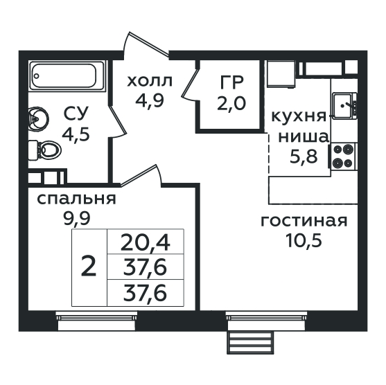 План квартиры