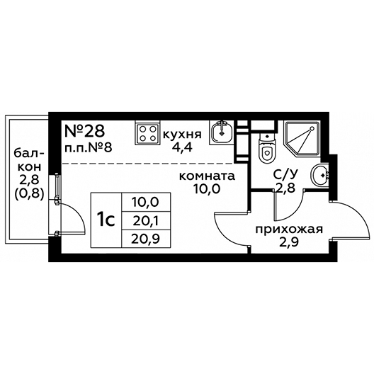 План квартиры